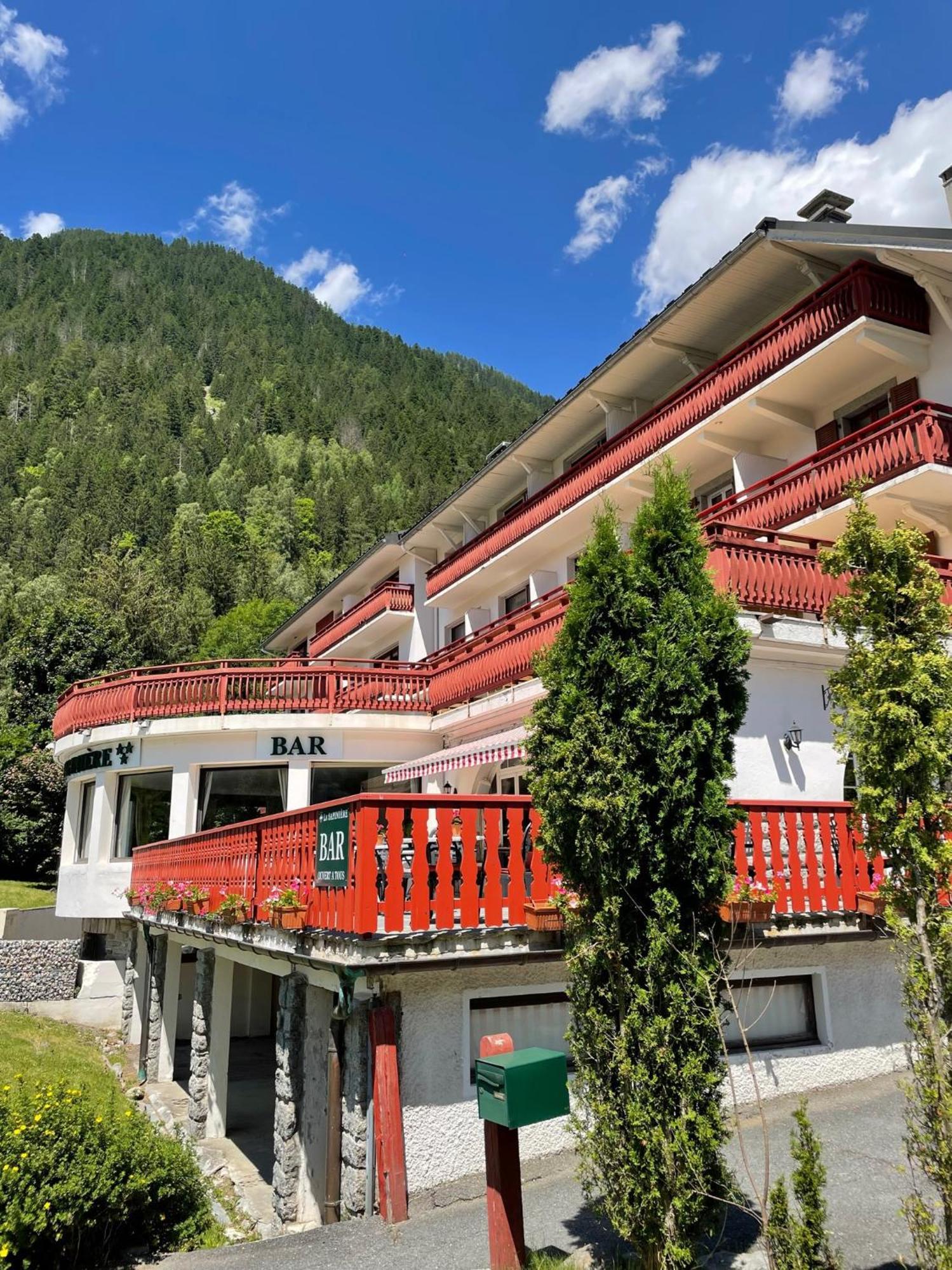 Chalet Hotel La Sapiniere Chamonix Exterior foto