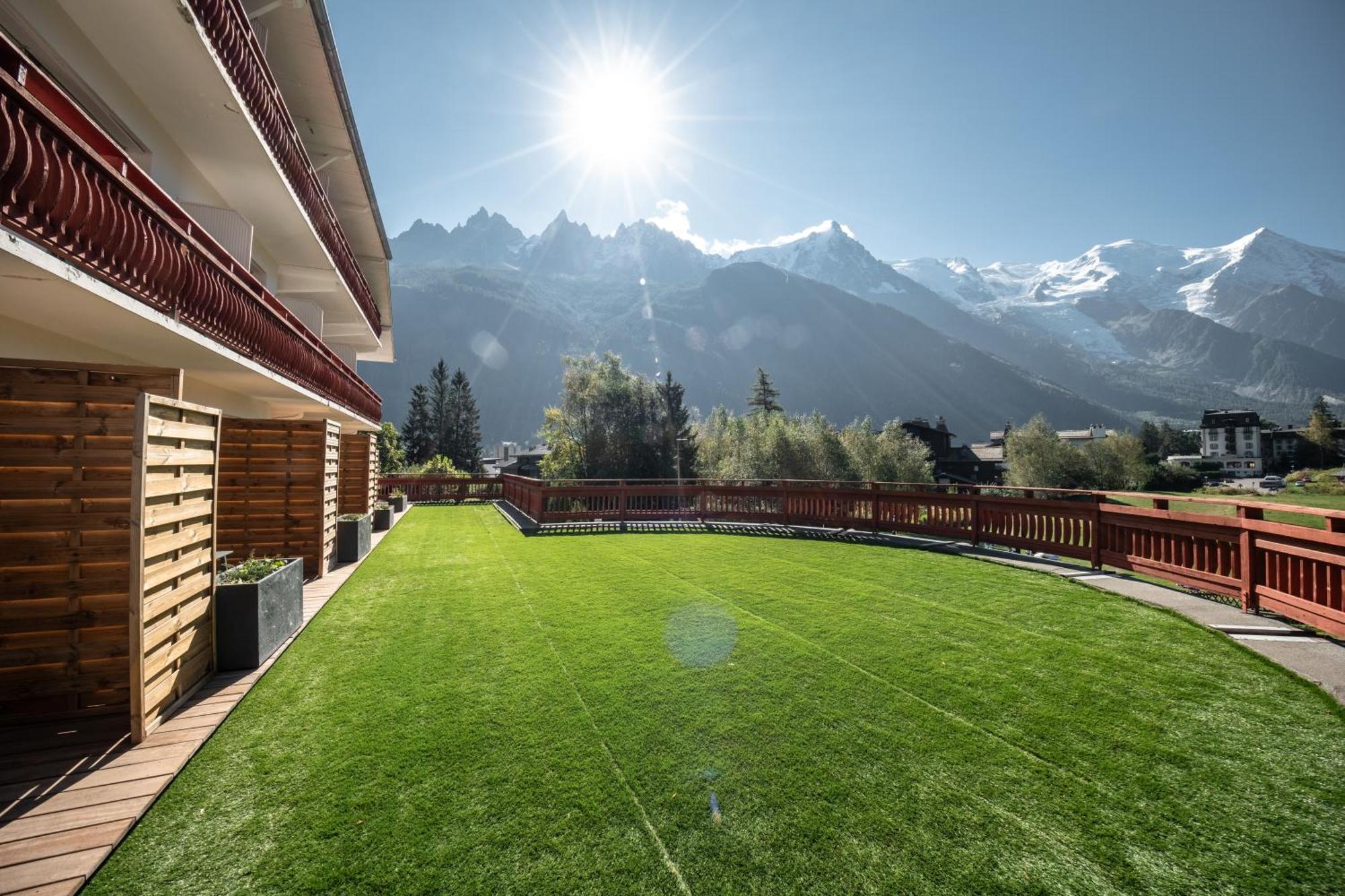 Chalet Hotel La Sapiniere Chamonix Exterior foto